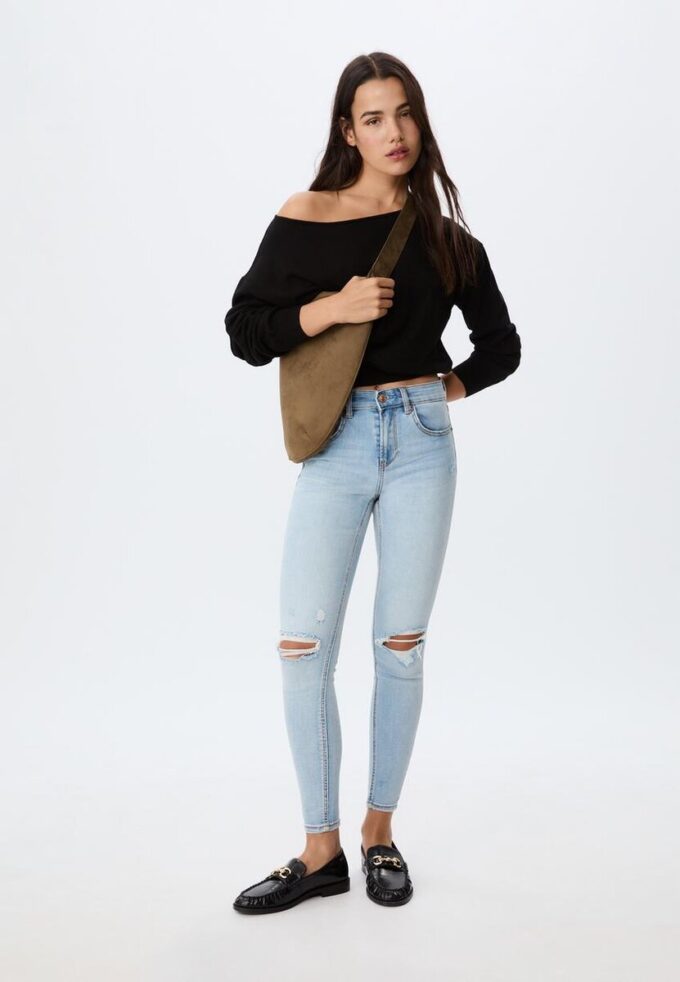1420 Skinny-Jeans mit niedriger Taille 1420 Skinny-Jeans mit niedriger Taille
