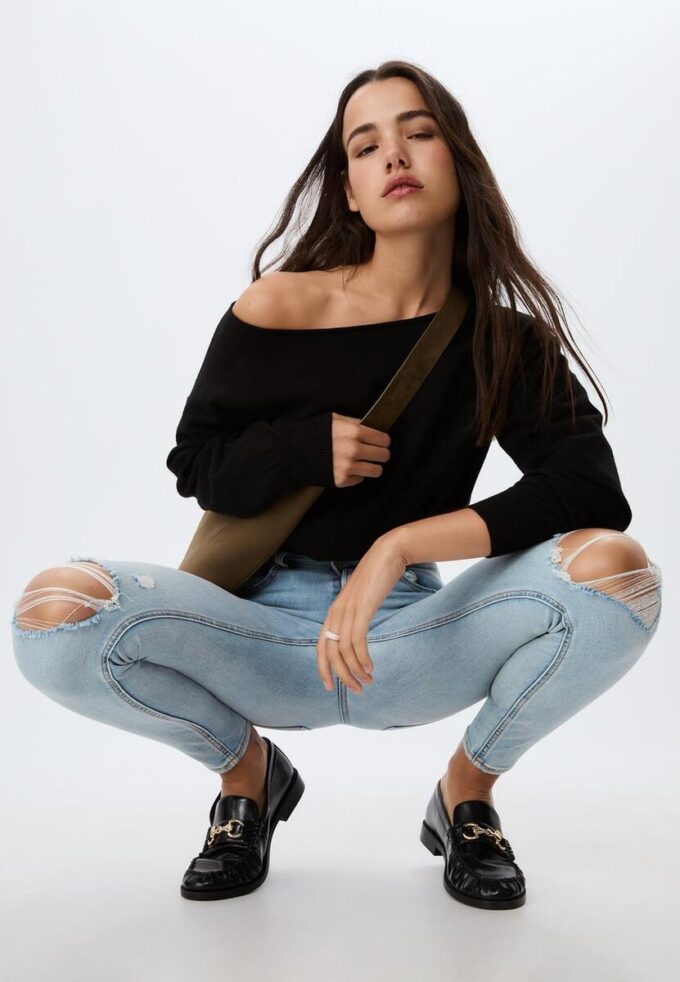1420 Skinny-Jeans mit niedriger Taille 1420 Skinny-Jeans mit niedriger Taille
