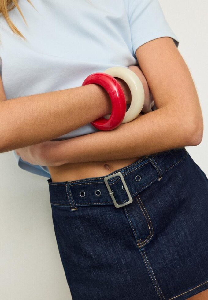 2er-Set Acetat-Armbänder