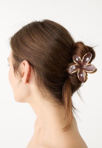 3er-Pack Haarspangen mit Blumenmuster