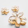 3er-Pack Haarspangen mit Blumenmuster