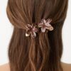 3er-Pack Haarspangen mit Blumenmuster