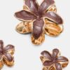 3er-Pack Haarspangen mit Blumenmuster