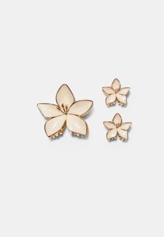 3er-Set Blumen-Clips