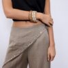3er-Set starre Armbänder mit Nieten