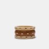 3er-Set starre Armbänder mit Nieten