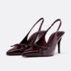 Absatzschuhe mit Schleife