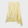 Asymmetrischer Midirock aus Satin Asymmetrischer Midirock aus Satin