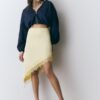 Asymmetrischer Satinrock Asymmetrischer Satinrock