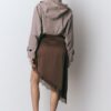 Asymmetrischer Satinrock Asymmetrischer Satinrock
