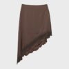 Asymmetrischer Satinrock Asymmetrischer Satinrock