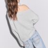 Asymmetrischer Strickpullover