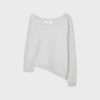 Asymmetrischer Strickpullover
