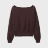 Asymmetrischer Strickpullover