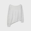 Asymmetrischer Strickpullover