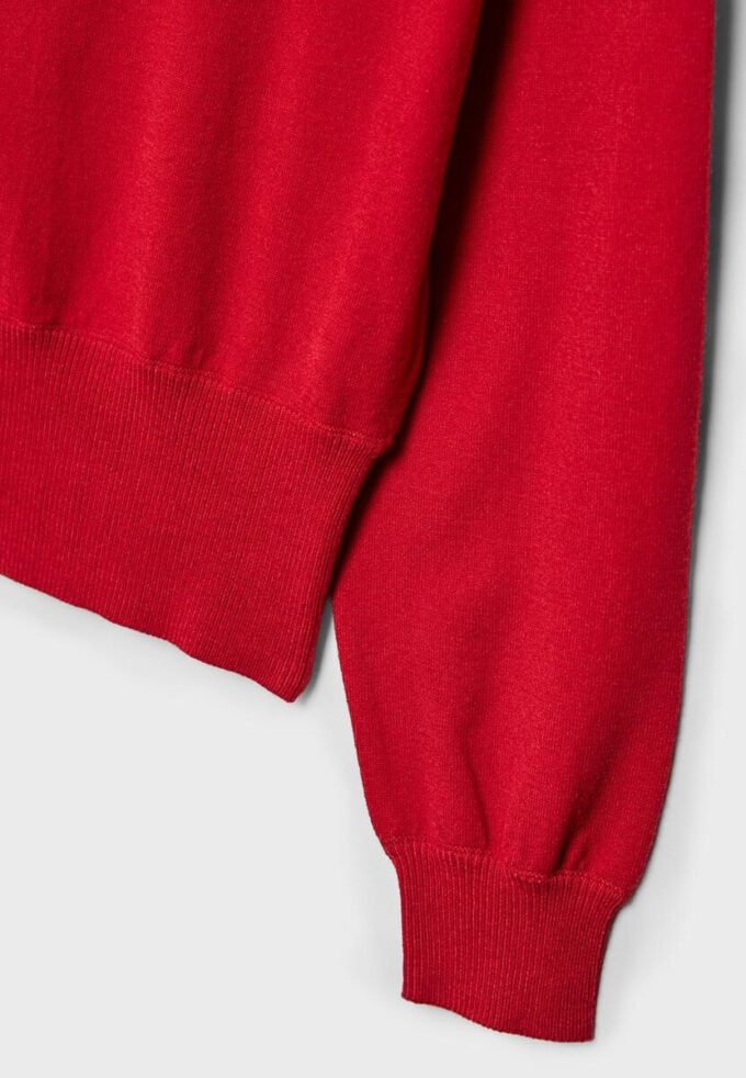 Asymmetrischer Strickpullover