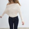Asymmetrisches T-Shirt aus Modal Asymmetrisches T-Shirt aus Modal