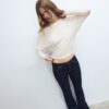 Asymmetrisches T-Shirt aus Modal Asymmetrisches T-Shirt aus Modal