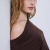 Asymmetrisches T-Shirt aus Modal Asymmetrisches T-Shirt aus Modal