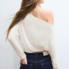 Asymmetrisches T-Shirt aus Modal Asymmetrisches T-Shirt aus Modal
