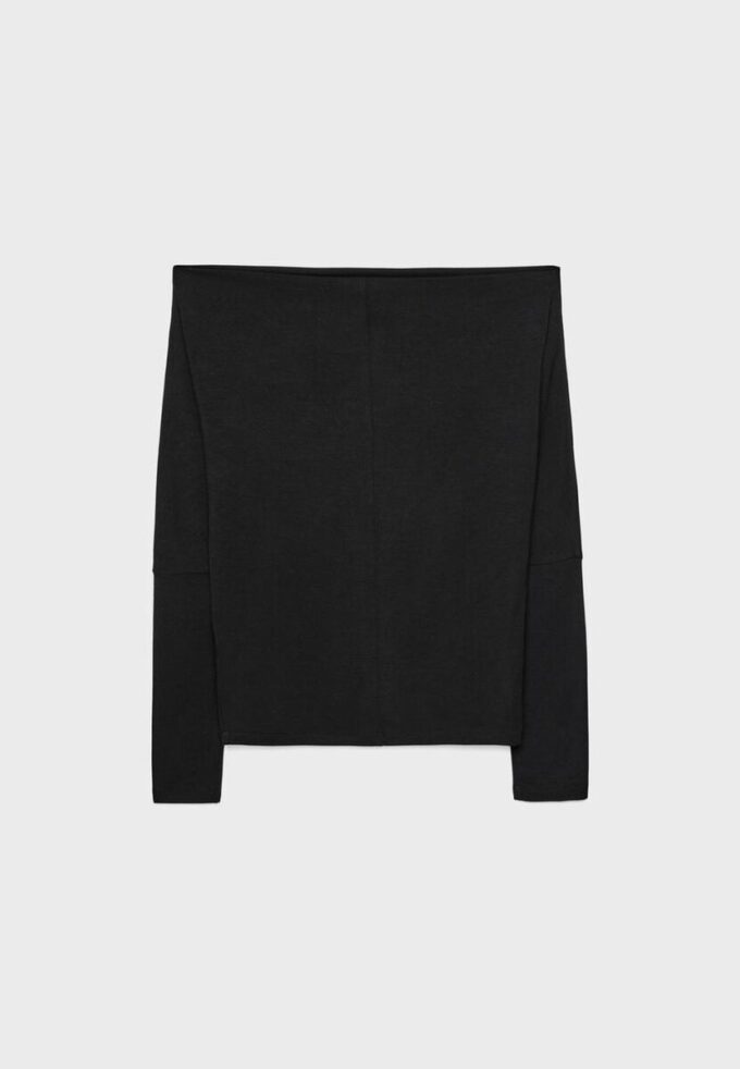 Asymmetrisches T-Shirt aus Modal Asymmetrisches T-Shirt aus Modal