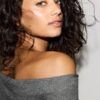 Asymmetrisches T-Shirt mit gerafftem Detail