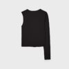 Asymmetrisches T-Shirt mit Metallschnalle