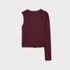 Asymmetrisches T-Shirt mit Metallschnalle
