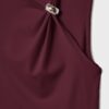 Asymmetrisches T-Shirt mit Metallschnalle