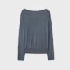 Asymmetrisches T-Shirt mit Nieten
