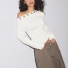 Asymmetrisches T-Shirt mit Ösen