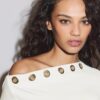 Asymmetrisches T-Shirt mit Ösen