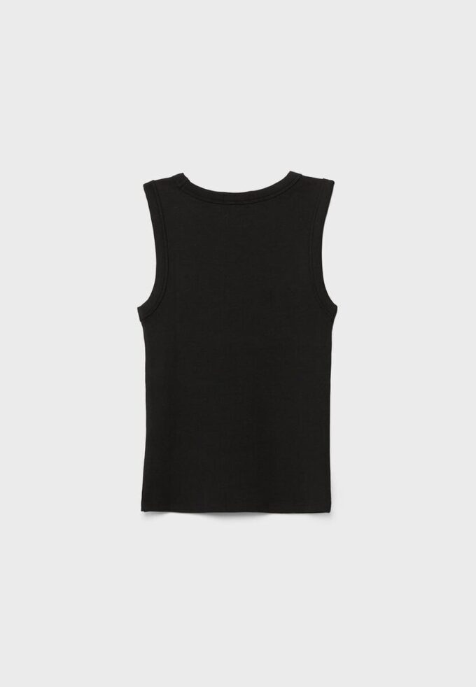 B04 Basics Tailliertes, ärmelloses Oberteil B04 Basics Tailliertes, ärmelloses Oberteil