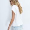 B06 Basics T-Shirt mit überschnittenen Schultern