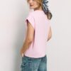 B06 Basics T-Shirt mit überschnittenen Schultern