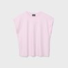 B06 Basics T-Shirt mit überschnittenen Schultern