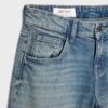 Baggy-Jeans mit mittlerer Leibhöhe