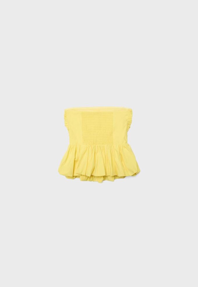 Ballon-Bustier-Oberteil