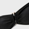 Bandeau-Bikini-Oberteil mit U-Ausschnitt