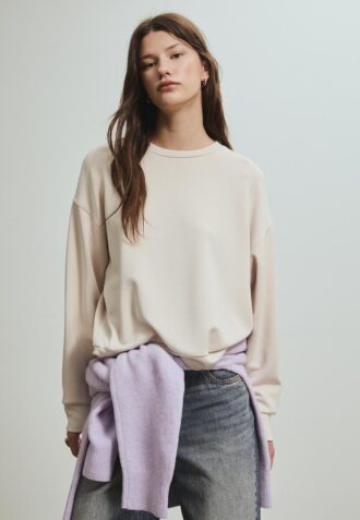 Basic Sweatshirt mit Soft Touch