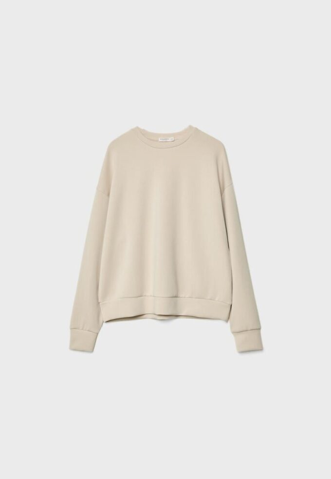 Basic Sweatshirt mit Soft Touch Basic Sweatshirt mit Soft Touch