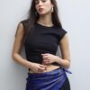 Basics gerafftes, figurbetontes T-Shirt Basics gerafftes, figurbetontes T-Shirt