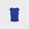 Basics gerafftes, figurbetontes T-Shirt