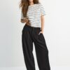 Basics Heavyweight gestreiftes T-Shirt in Regular Fit