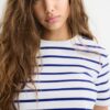 Basics Heavyweight gestreiftes T-Shirt in Regular Fit