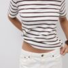 Basics Heavyweight gestreiftes T-Shirt in Regular Fit