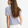 Basics Heavyweight gestreiftes T-Shirt in Regular Fit