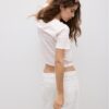 Basics Heavyweight gestreiftes T-Shirt in Regular Fit