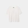 Basics Heavyweight gestreiftes T-Shirt in Regular Fit