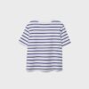 Basics Heavyweight gestreiftes T-Shirt in Regular Fit
